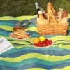 Picnic Blanket Waterproof & Sand Proof,Beach Blanket Portable with Carry Strap, XL Large Foldable Picnic Rug Machine Washable for Outdoor Camping Part