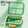 Medicine Pill Organizer Travel Cute Small Pill Box for Purse Travel Size Medication Daily Pocket Pharmacy Green Plastic