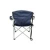 Big and Tall Chair with Cup Holders, Blue, Adult