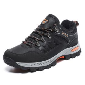 New Arrival Men Women Hiking Shoes Male Sport Outdoor Jogging Trekking Sneakers Big Size 48 Non-slip zapatos zapatillas hombre (Color: black fur, size: 45)