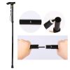 Walking Cane Aluminum Alloy Walking Stick Adjustable Folding Travel Hiking Stick