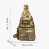 Multi-pocket Crossbody Camouflage Bag for Outdoor Camping Hiking