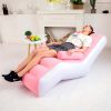 Relax in Comfort Anywhere: 1pc Plush Inflatable Deck Chair Lounger Sofa