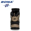 BONA 2020 New Designers Outdoor Snow Boots Boys Girls Plush Sneakers Terkking Boots Children Hiking Mountain Climbing Camping