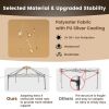 13 x 13 Feet Pop-up Instant Gazebo Canopy Tent with Mesh Sidewall