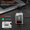 Mini Portable Key Light LED Flashlight TYPE-C Rechargeable Camping Hiking Lantern High Power Luminous Flash Light Pocket Torch